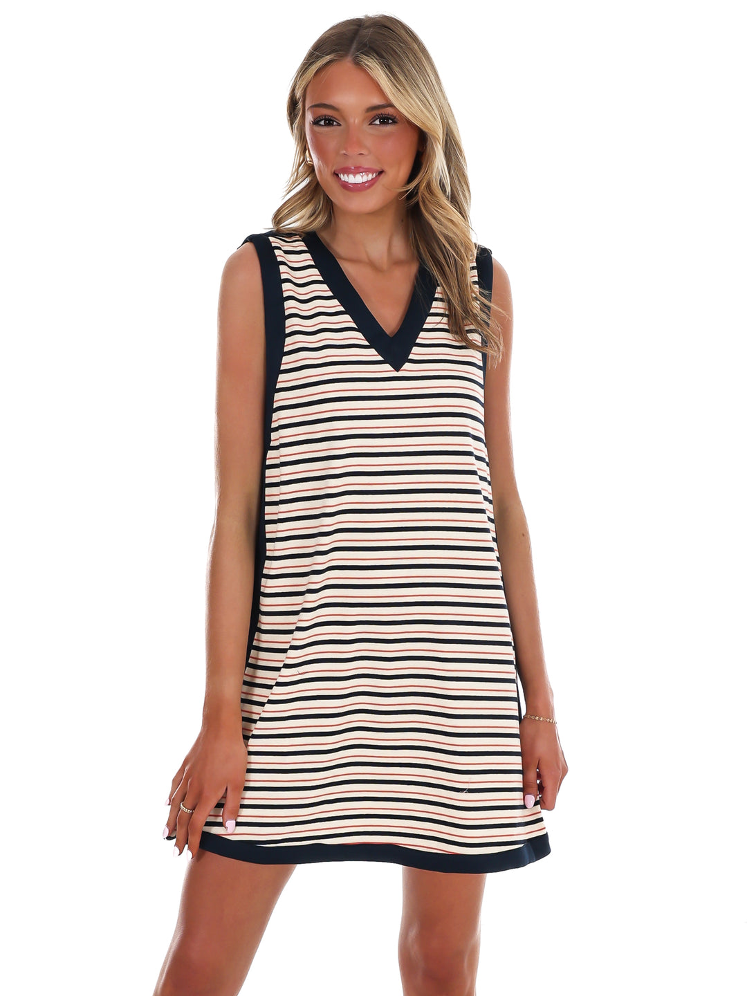 Stay in Line Stripe Mini Dress