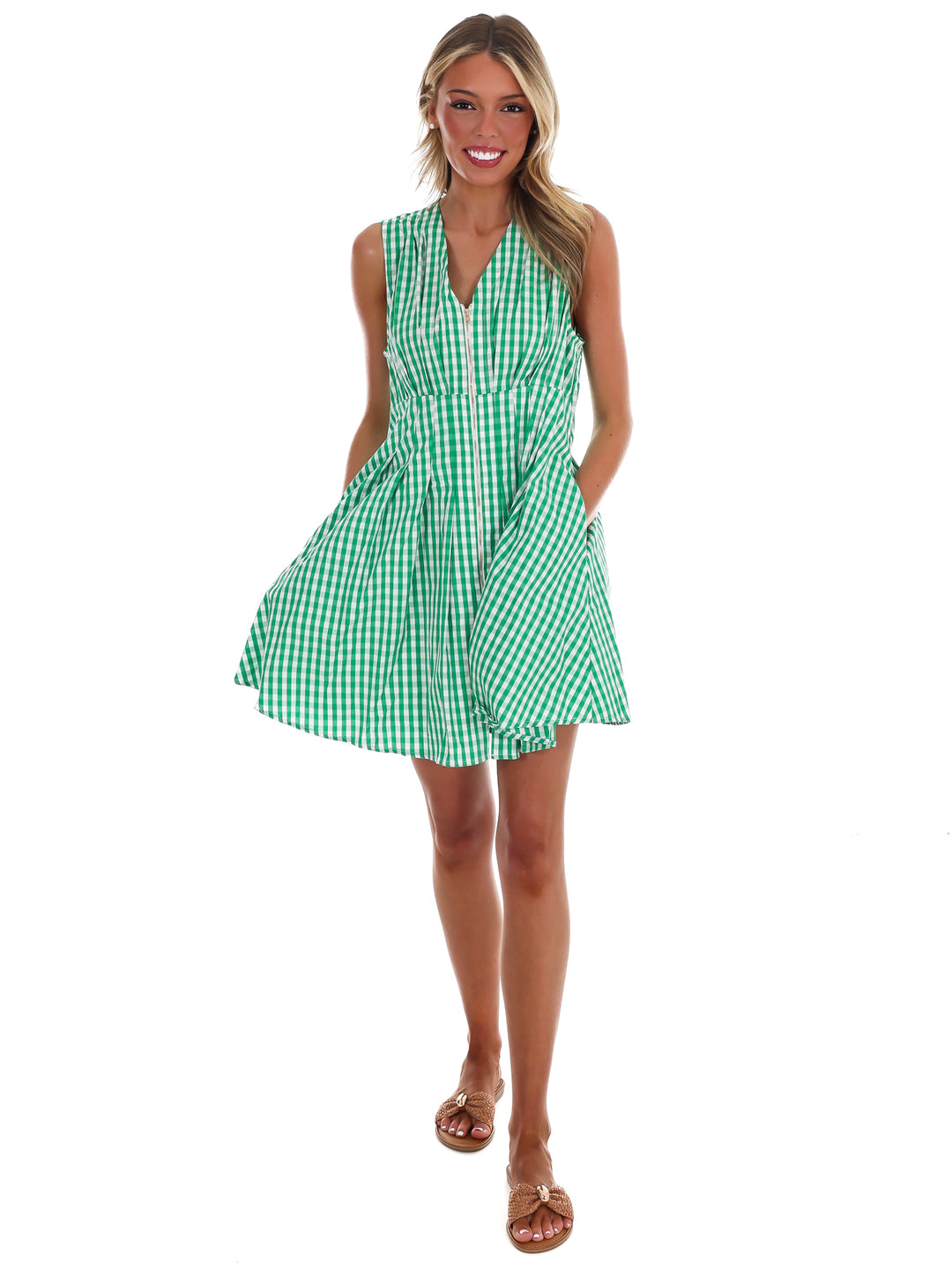 Feeling Fabulous Gingham Mini Dress