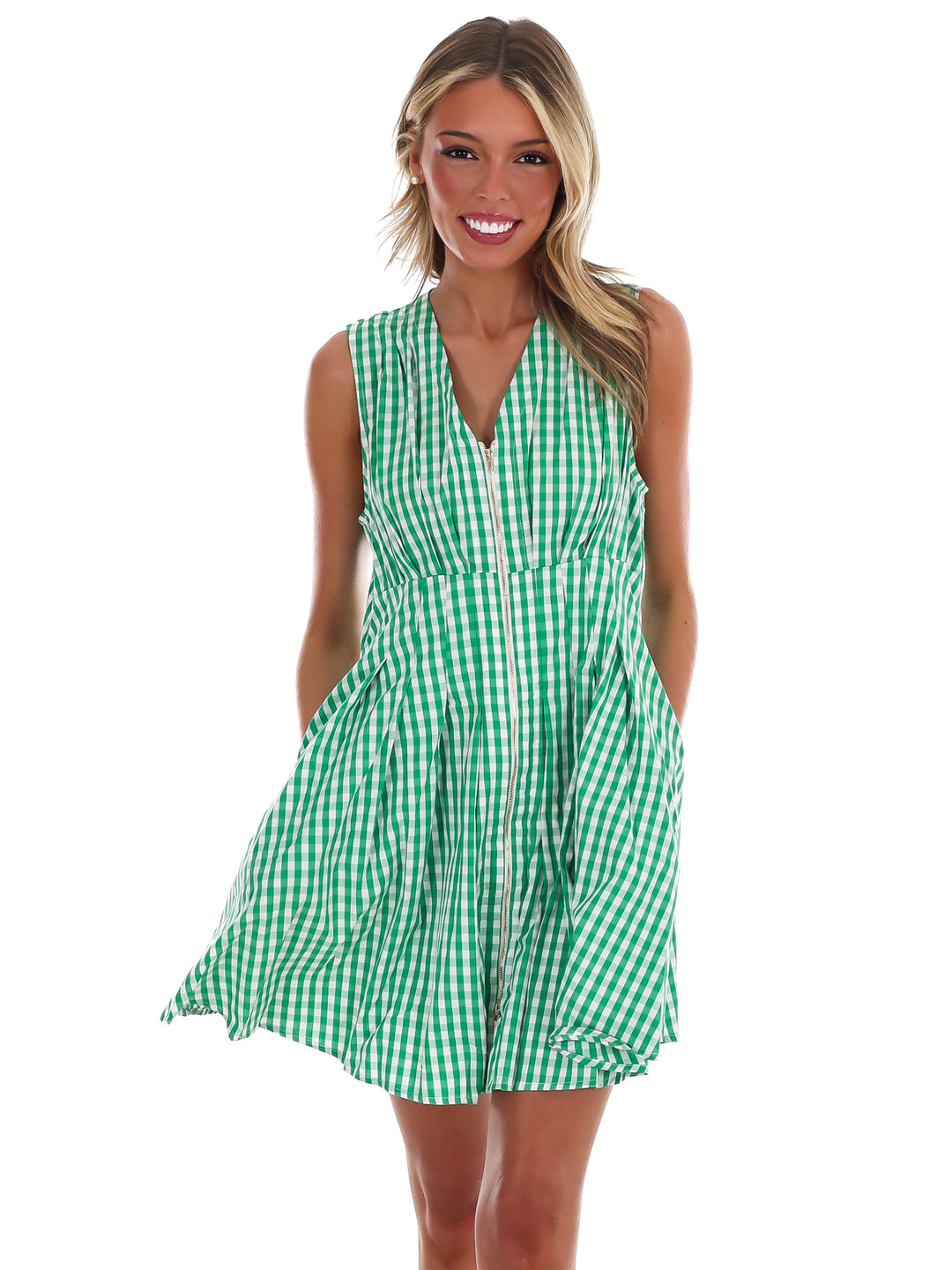Feeling Fabulous Gingham Mini Dress