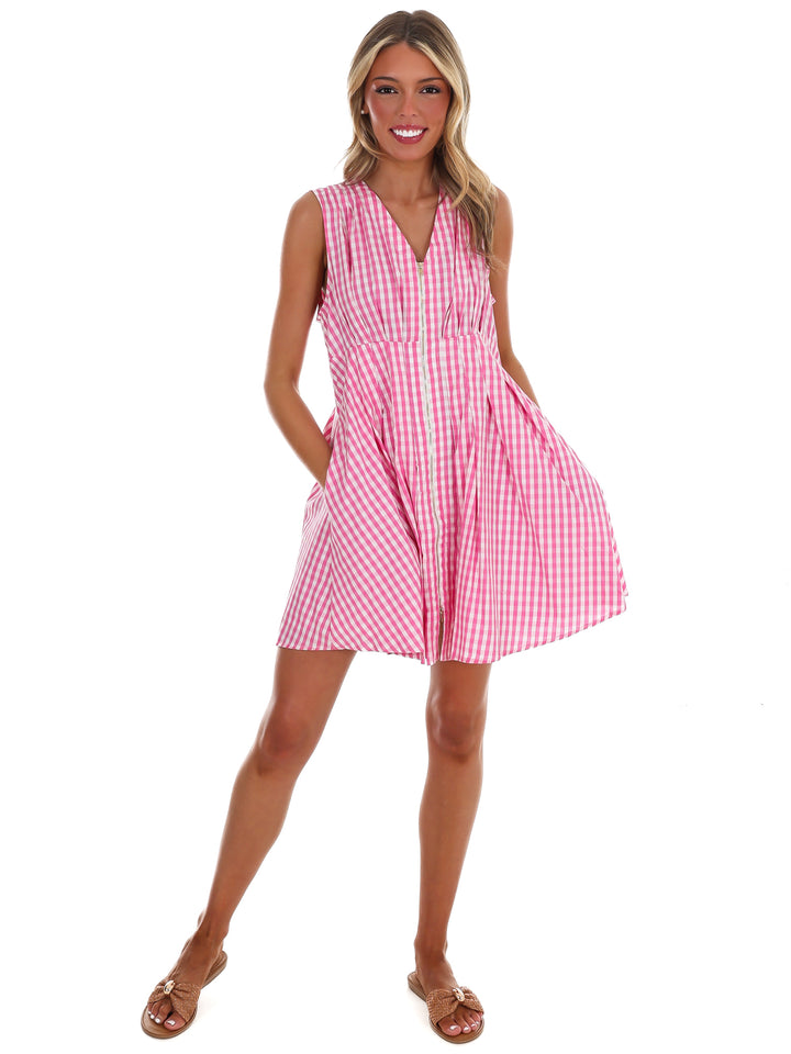 Feeling Fabulous Gingham Mini Dress