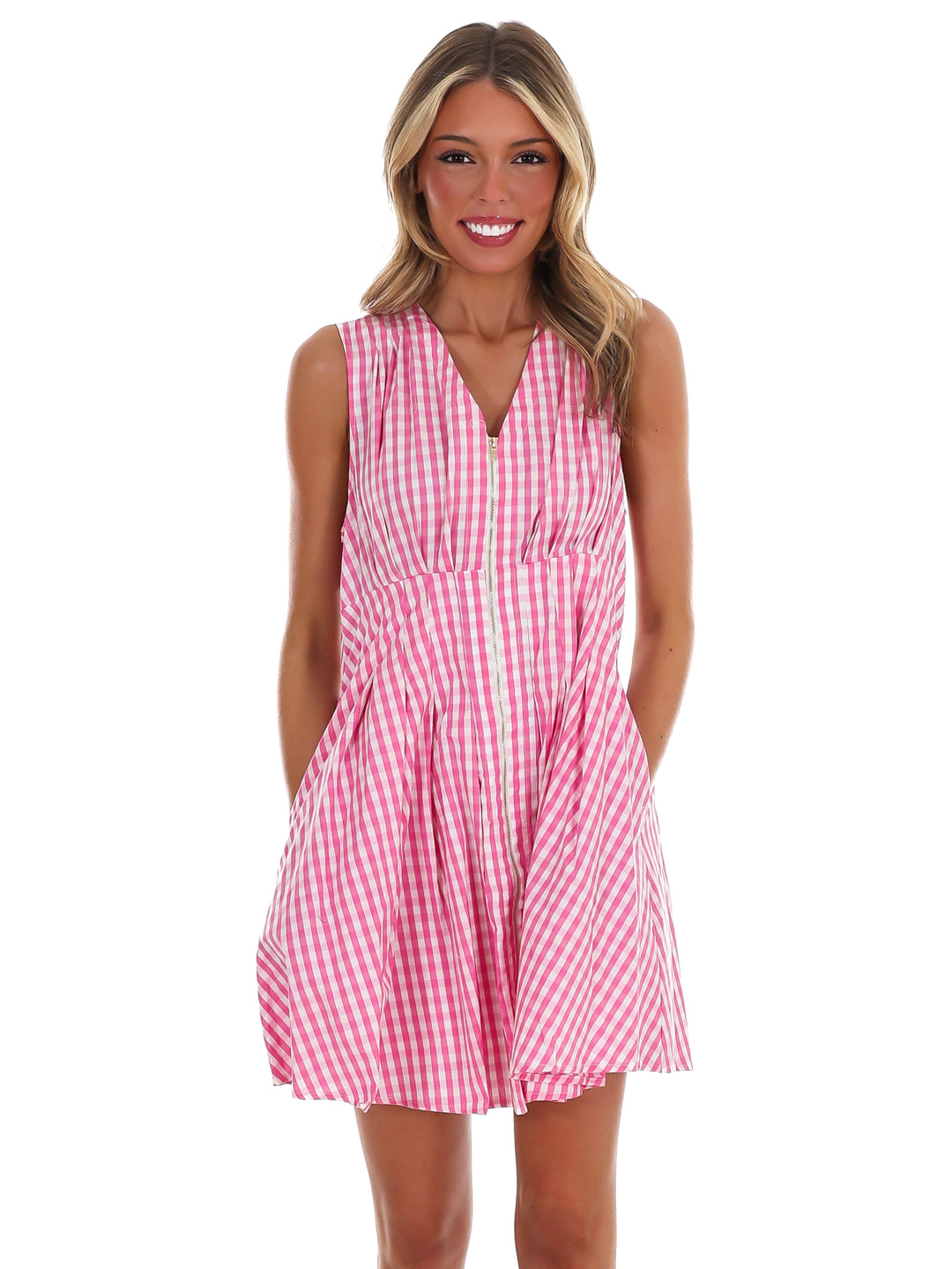 Feeling Fabulous Gingham Mini Dress