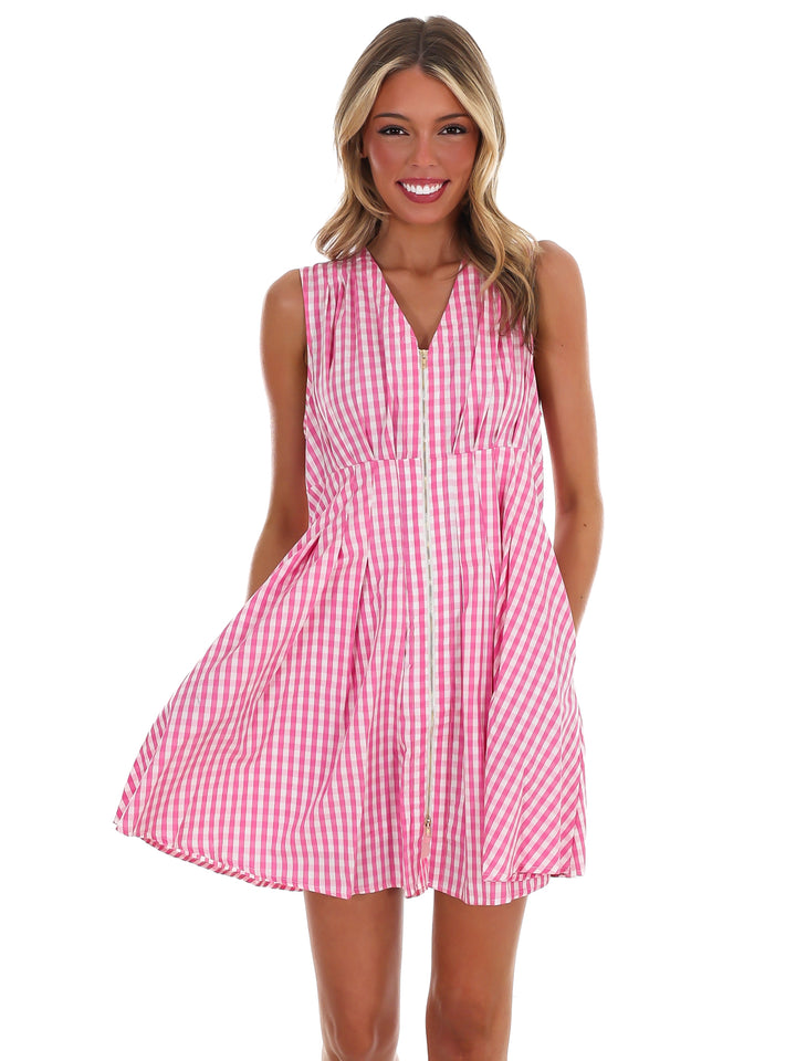 Feeling Fabulous Gingham Mini Dress
