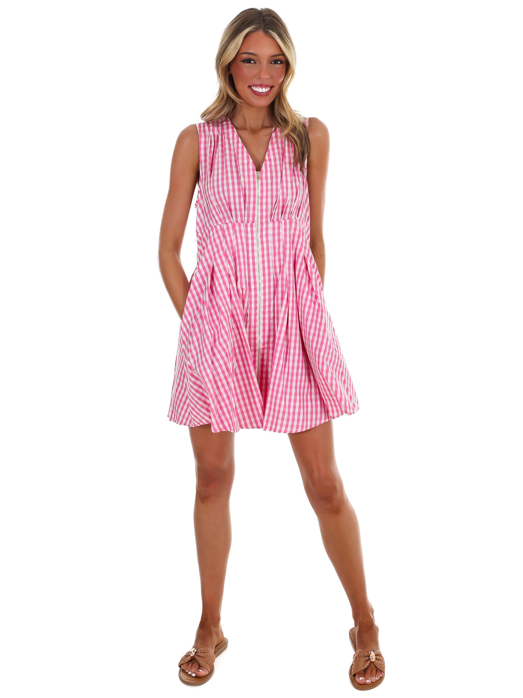 Feeling Fabulous Gingham Mini Dress