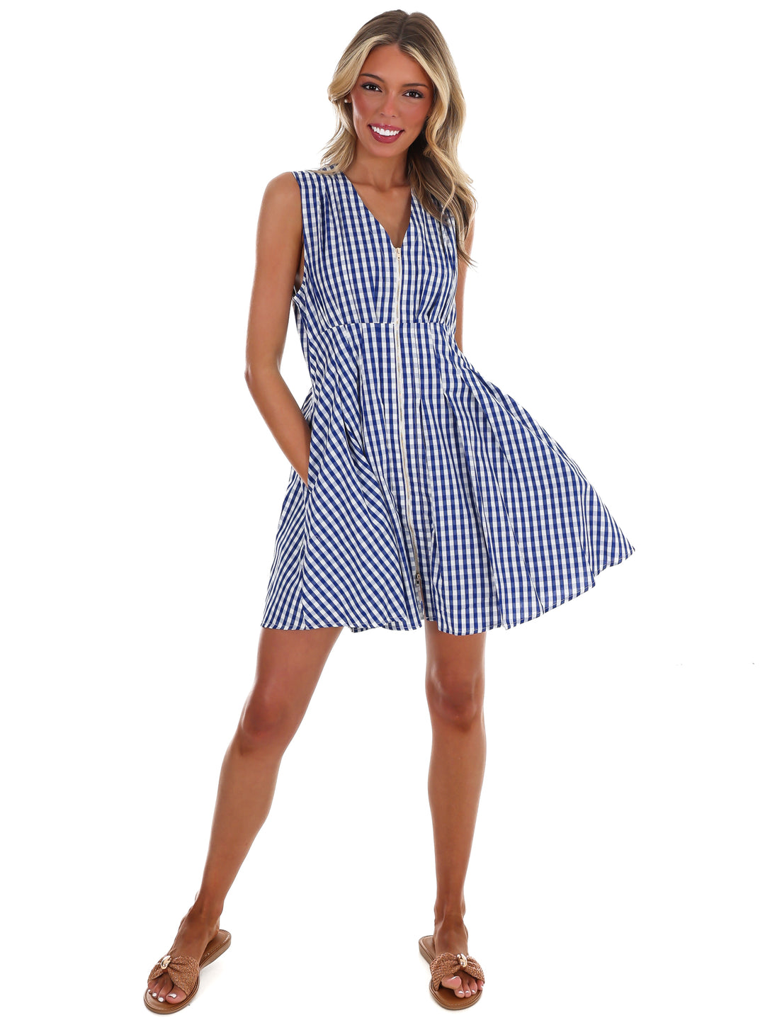 Feeling Fabulous Gingham Mini Dress
