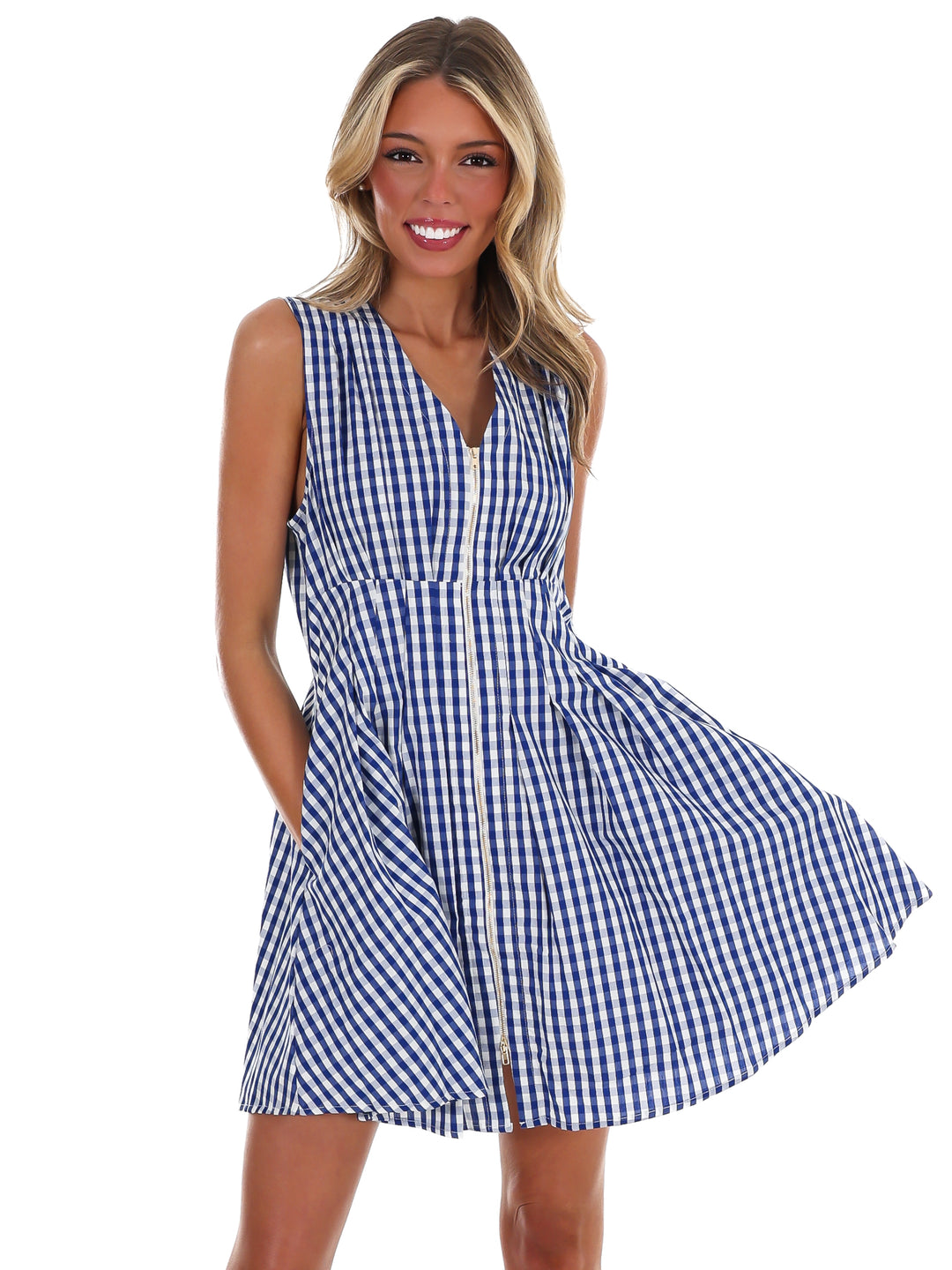 Feeling Fabulous Gingham Mini Dress