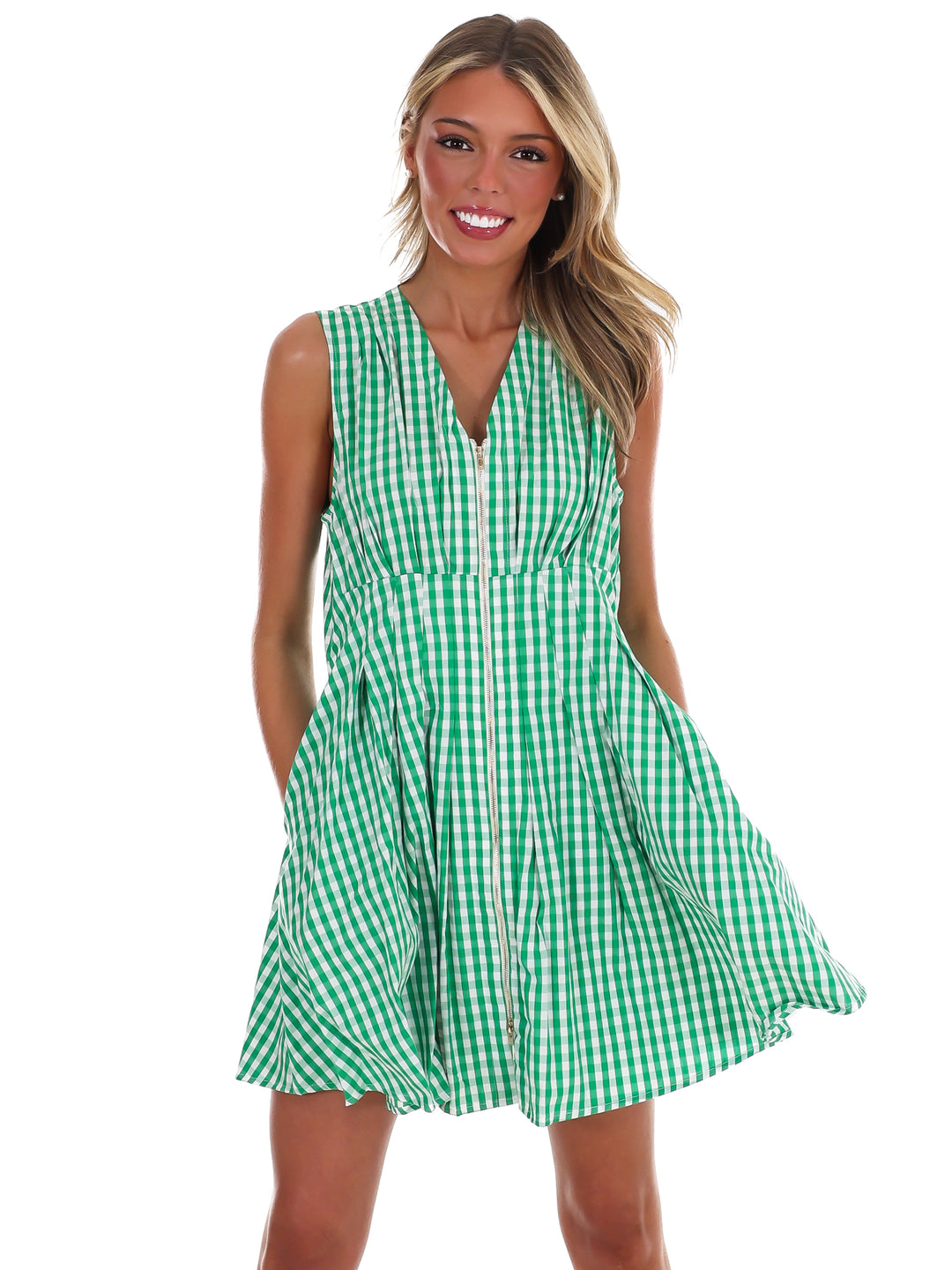 Feeling Fabulous Gingham Mini Dress