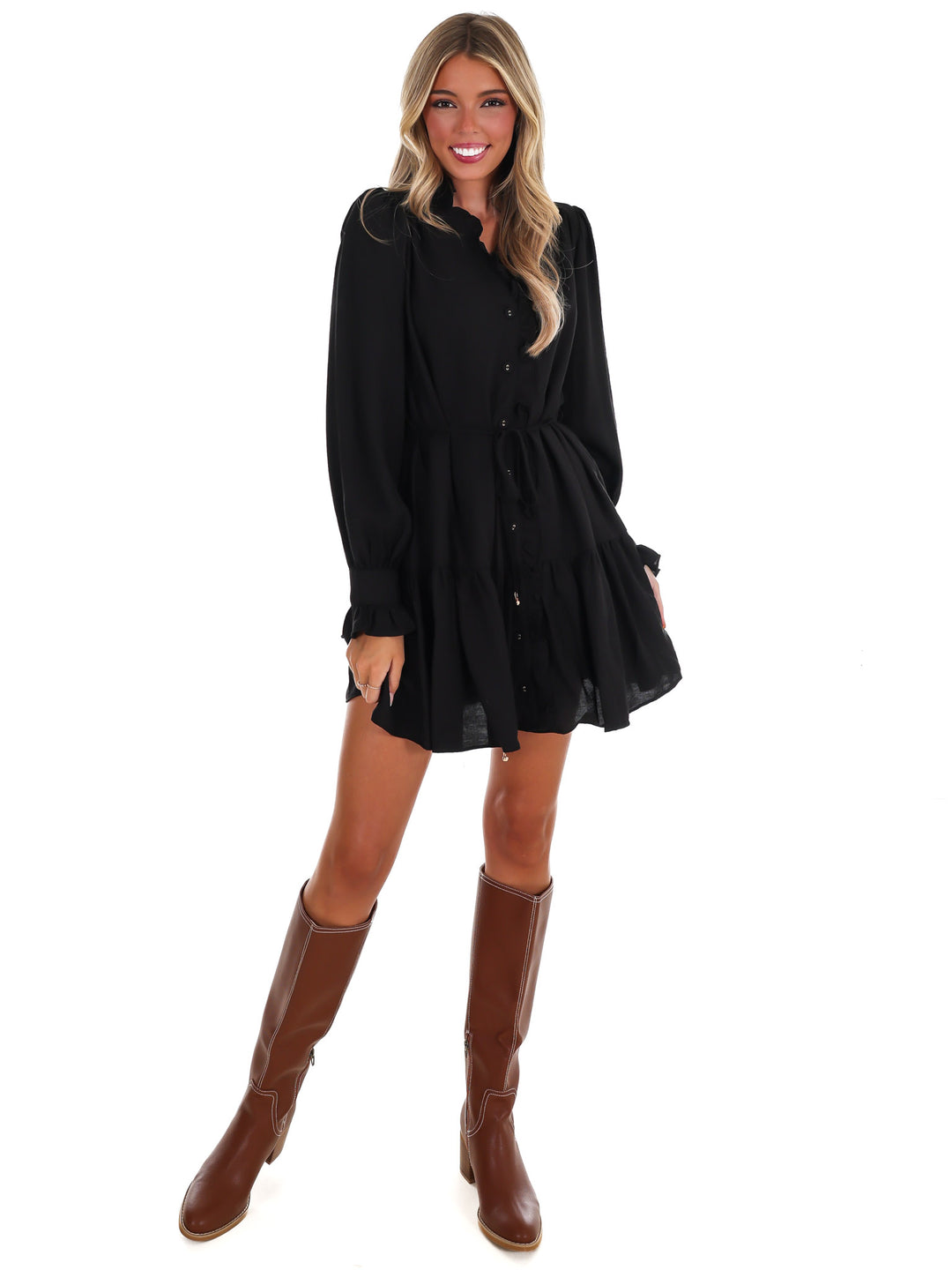 First Chill V-Neck Mini Dress