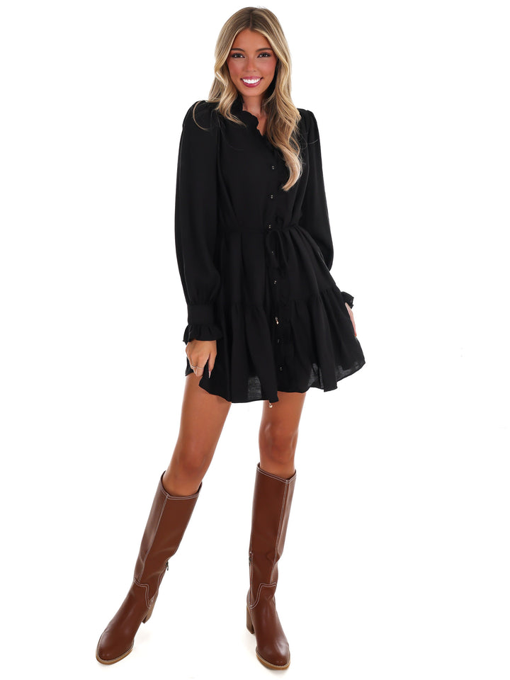 First Chill V-Neck Mini Dress