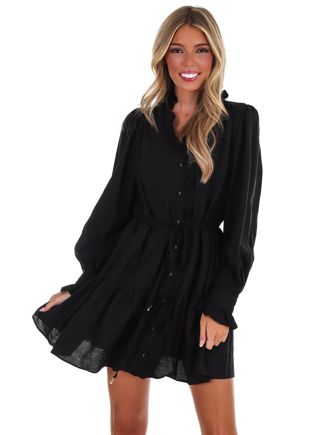 First Chill V-Neck Mini Dress