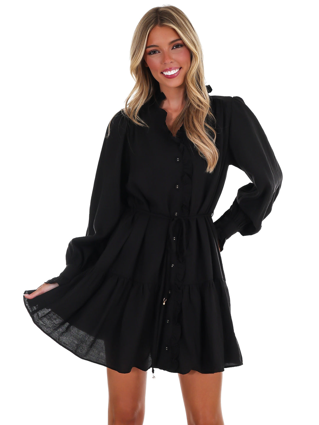 First Chill V-Neck Mini Dress