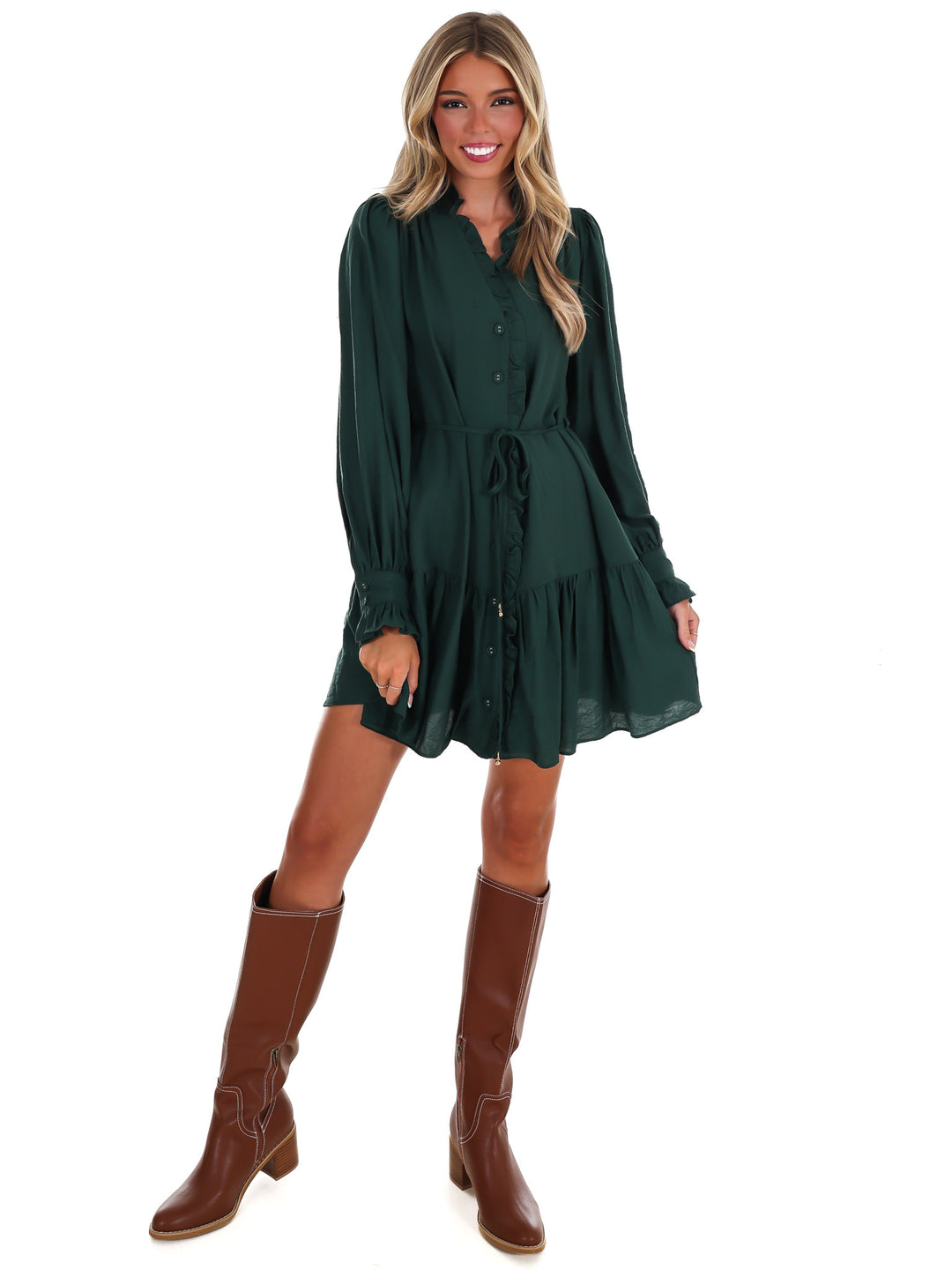 First Chill V-Neck Mini Dress