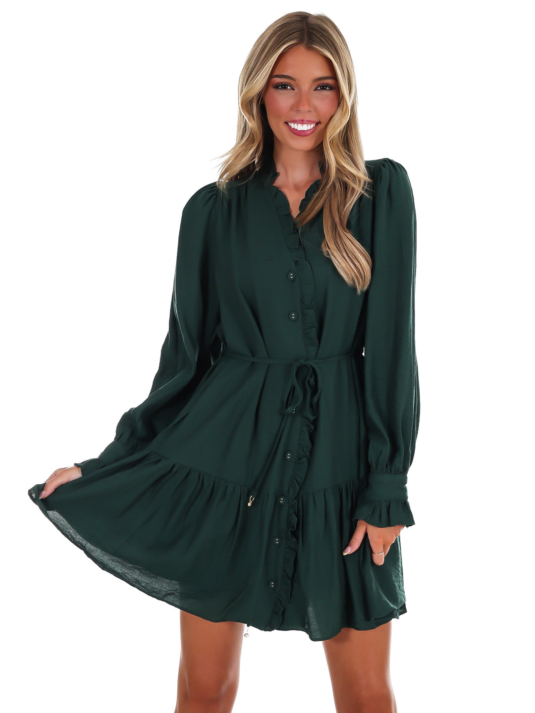 First Chill V-Neck Mini Dress