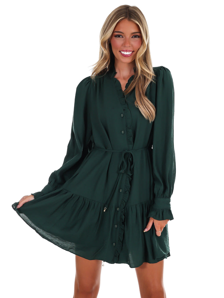First Chill V-Neck Mini Dress