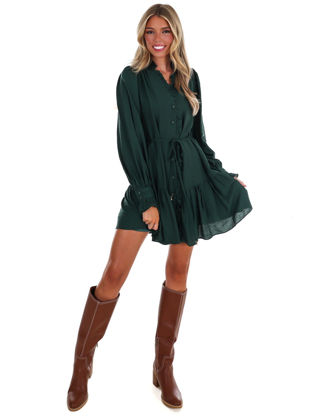 First Chill V-Neck Mini Dress
