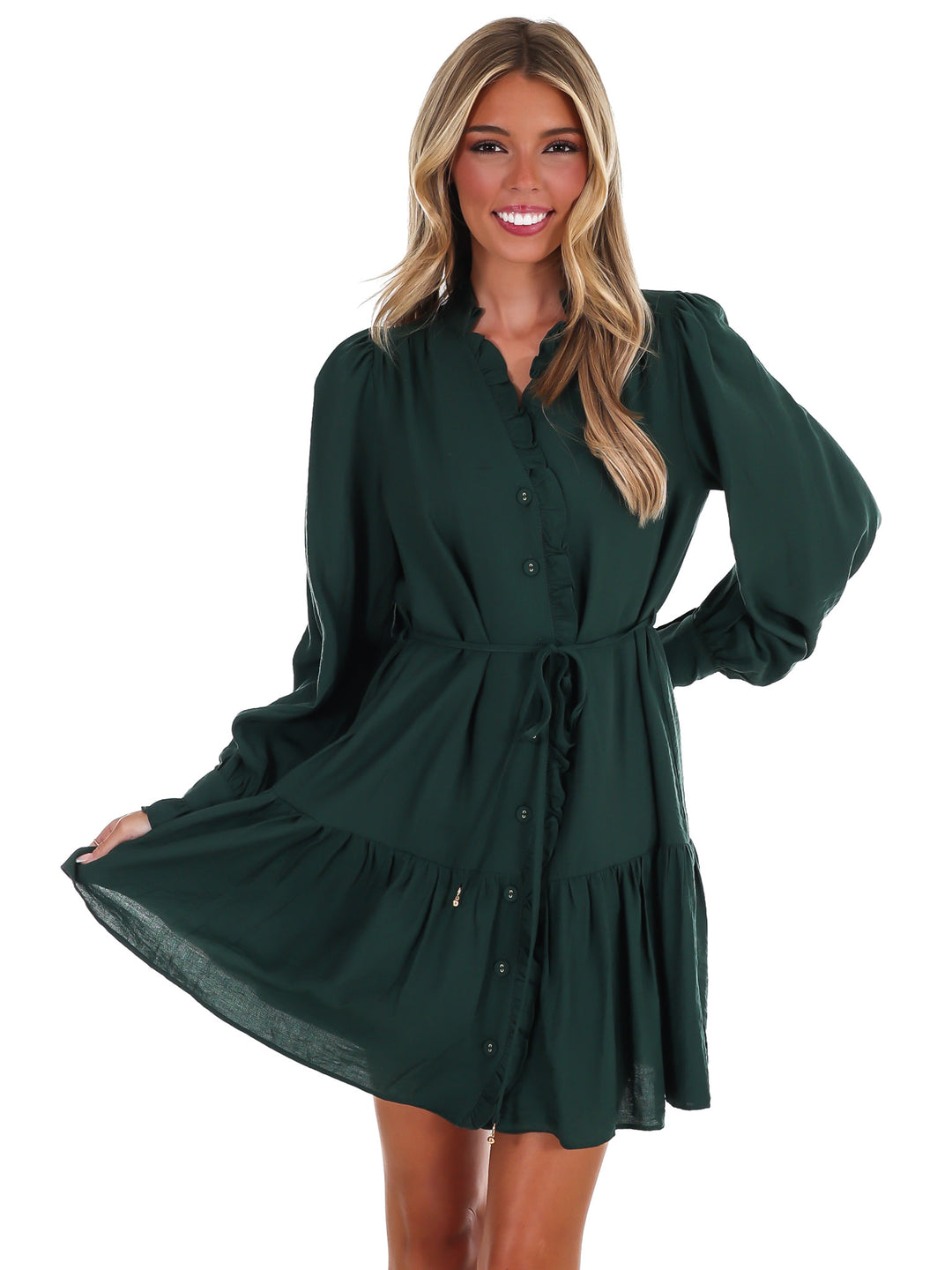 First Chill V-Neck Mini Dress
