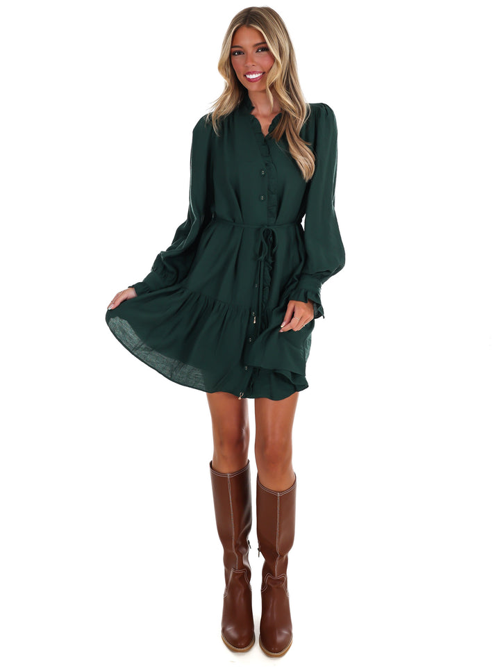 First Chill V-Neck Mini Dress