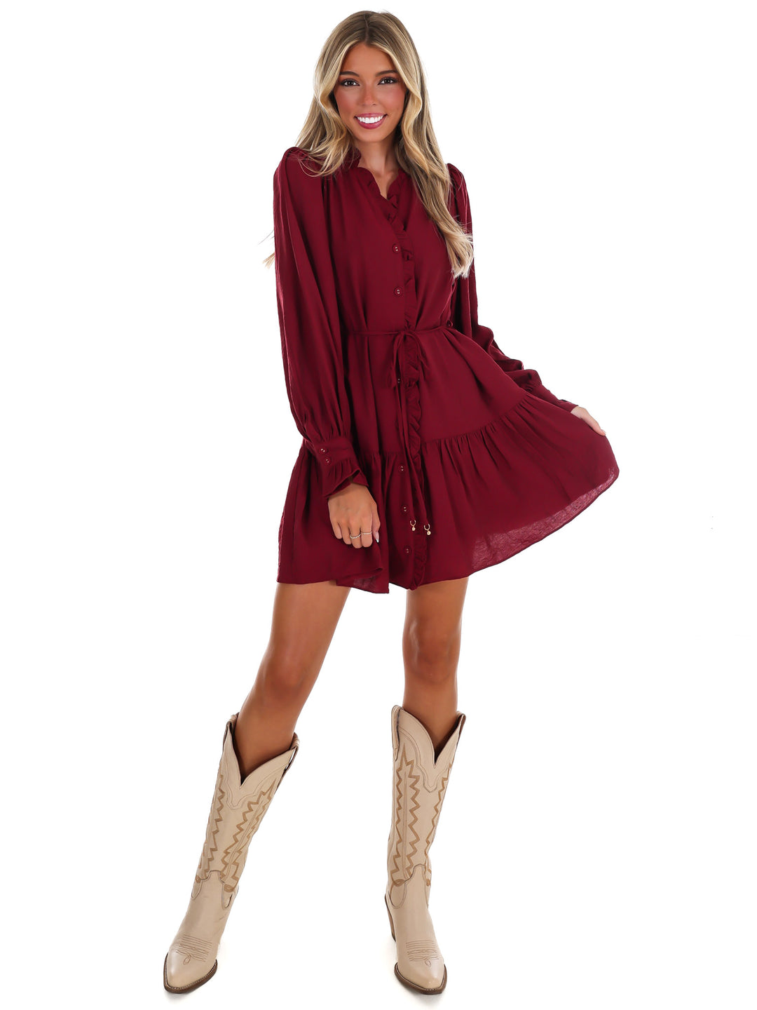 First Chill V-Neck Mini Dress