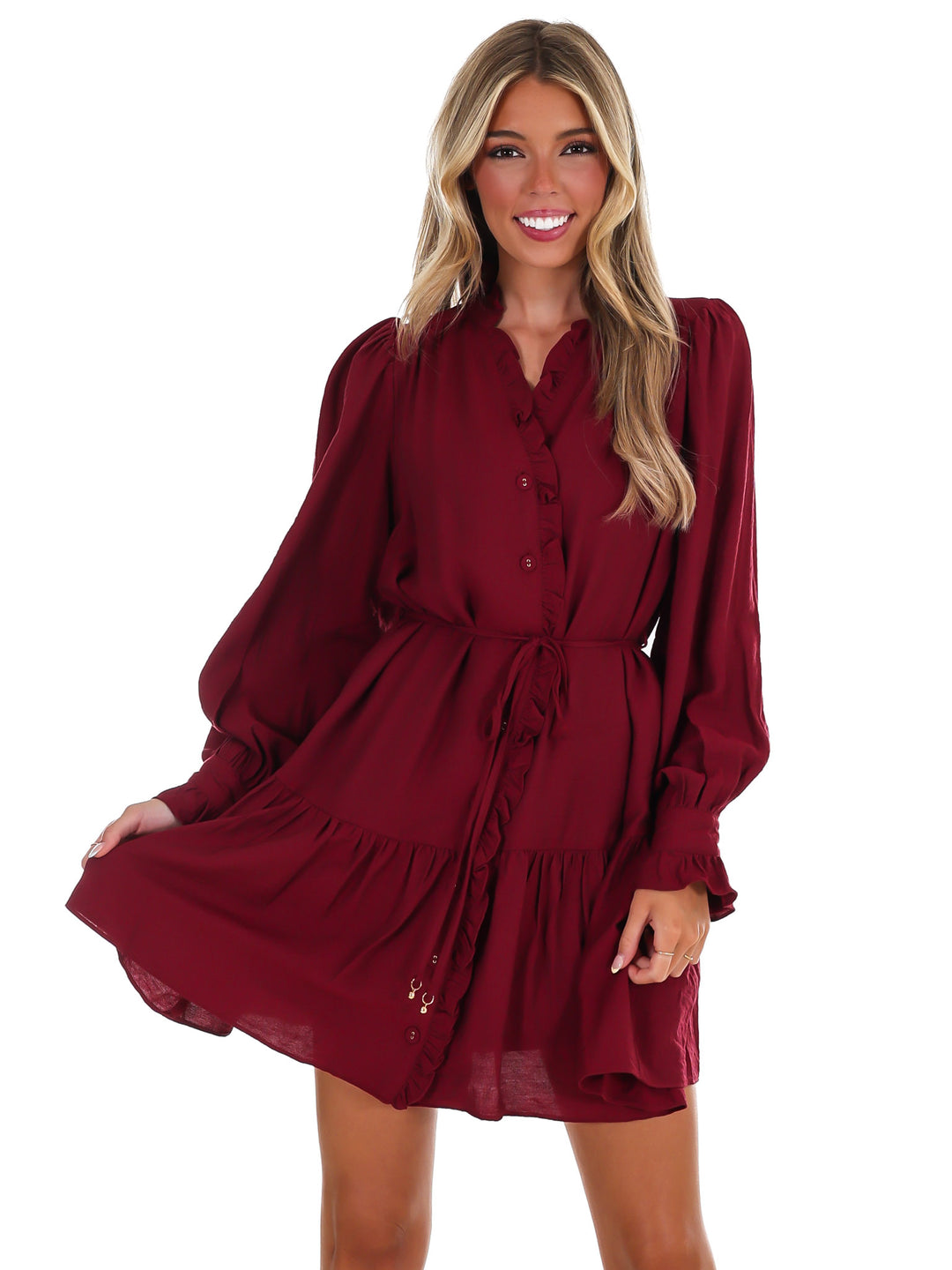 First Chill V-Neck Mini Dress