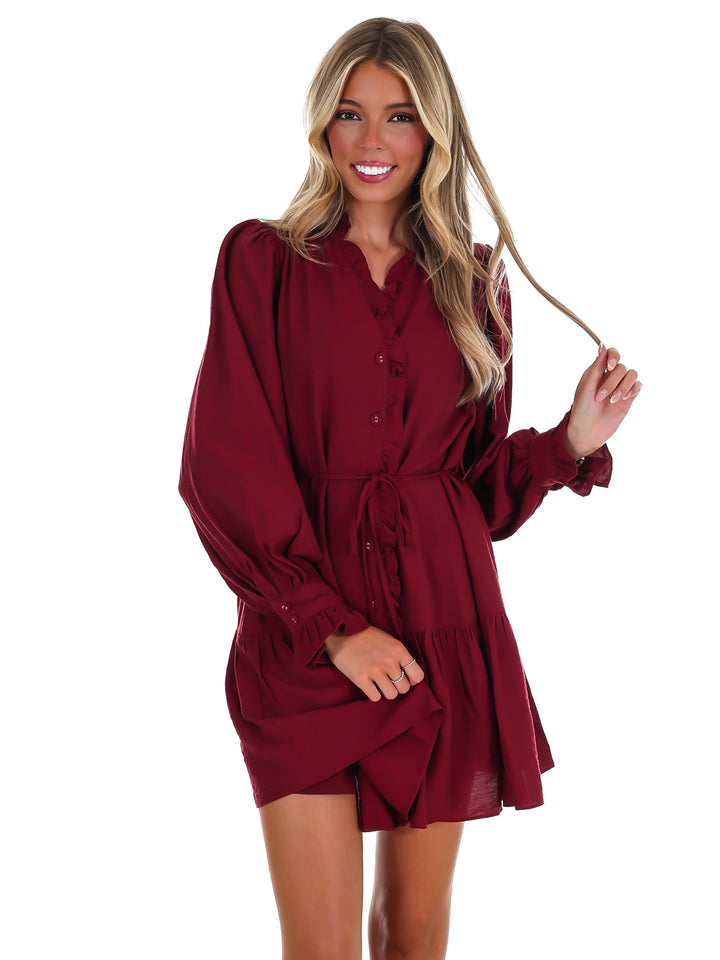 First Chill V-Neck Mini Dress