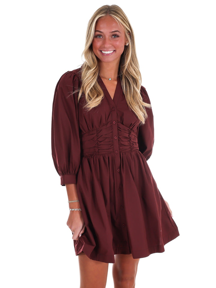 Rosewood Smocked Mini Dress