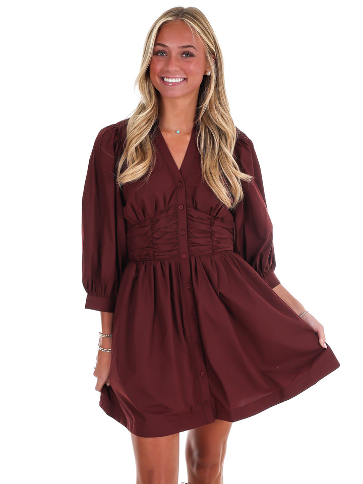 Rosewood Smocked Mini Dress