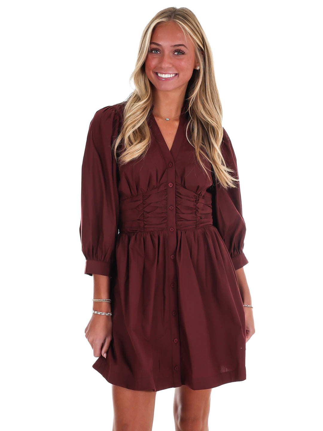 Rosewood Smocked Mini Dress