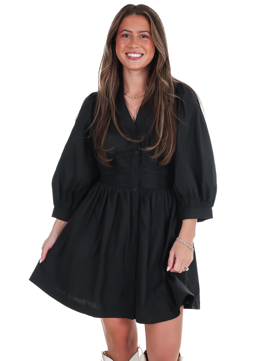 Rosewood Smocked Mini Dress