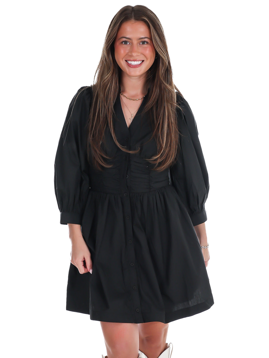 Rosewood Smocked Mini Dress