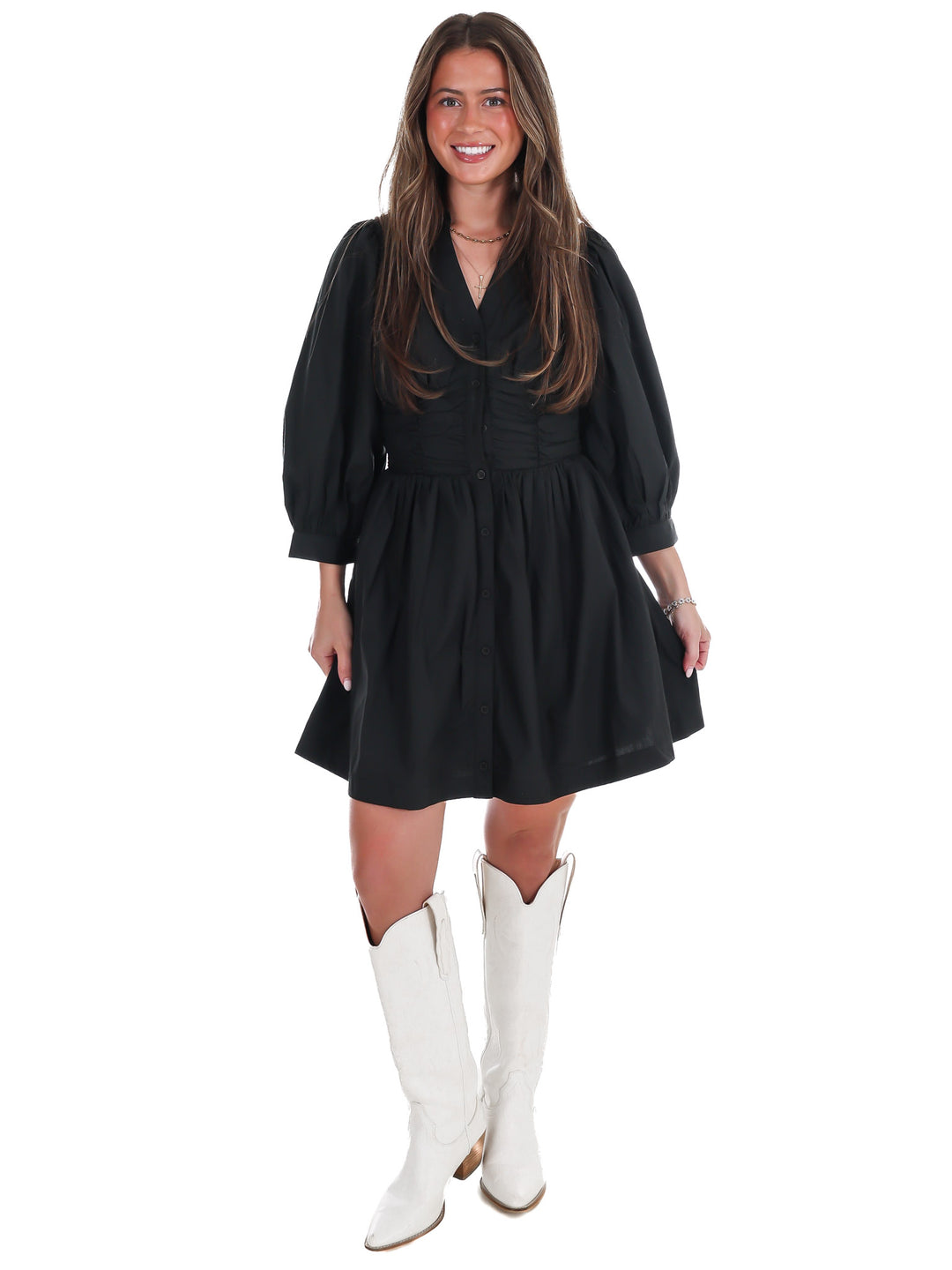 Rosewood Smocked Mini Dress