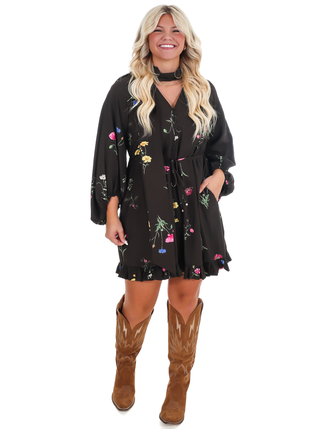Beautiful Balance Floral Mini Dress