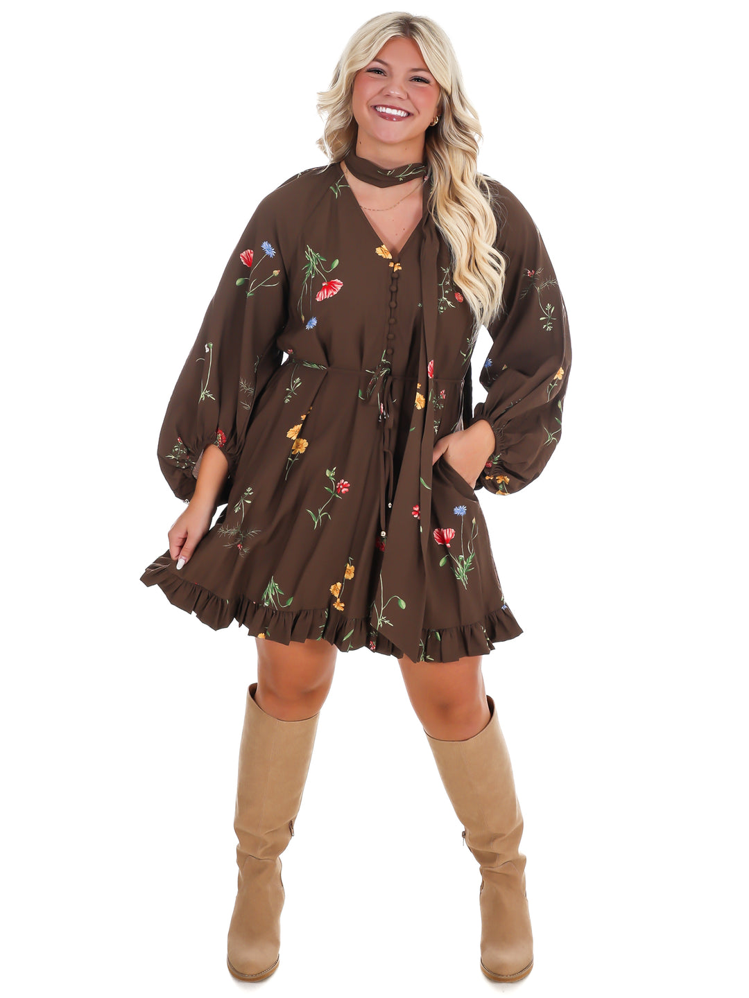 Beautiful Balance Floral Mini Dress