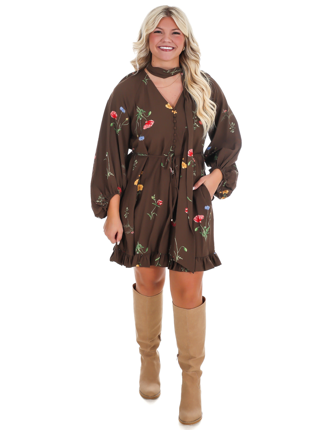 Beautiful Balance Floral Mini Dress