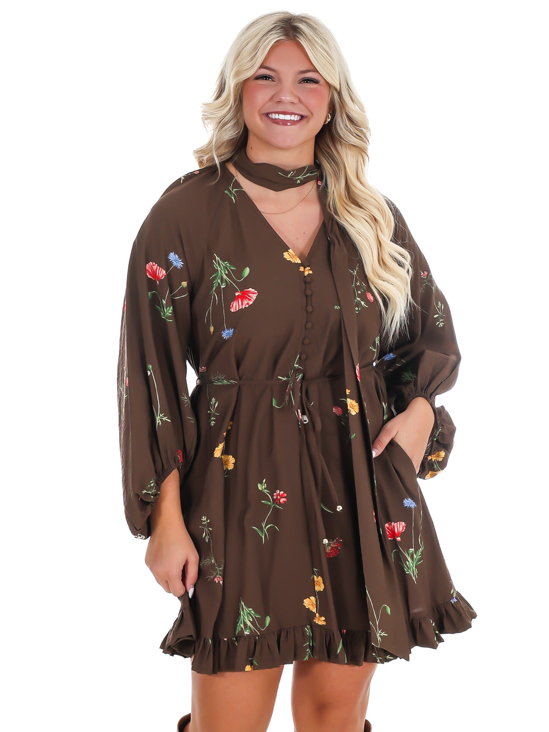 Beautiful Balance Floral Mini Dress