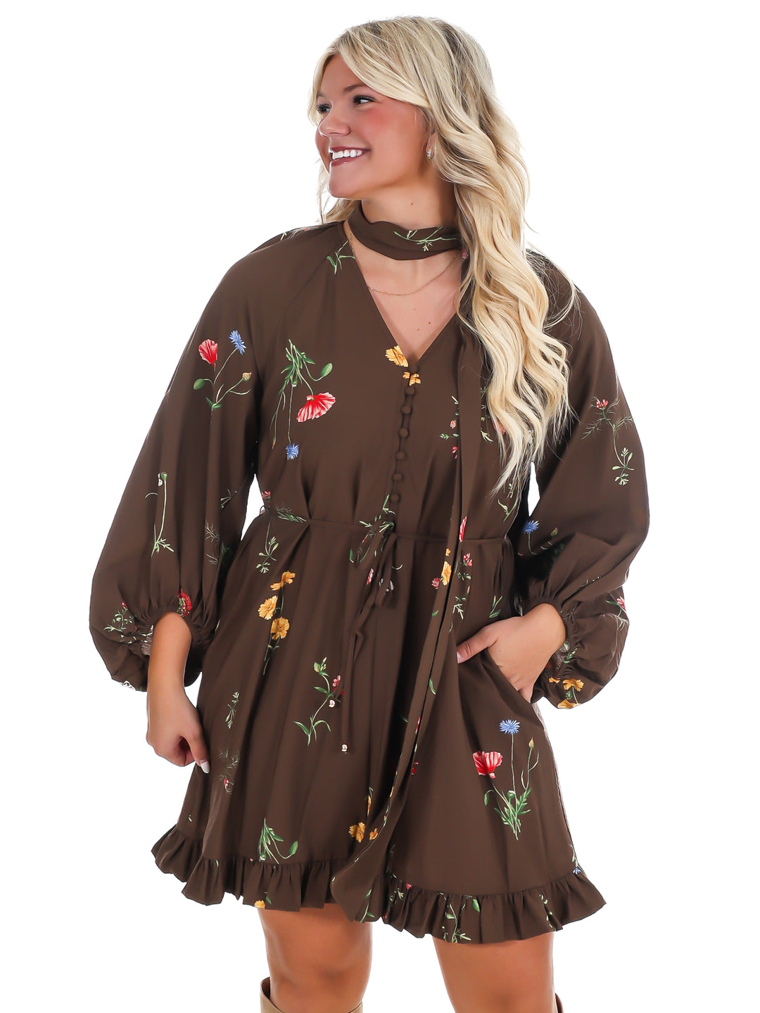 Beautiful Balance Floral Mini Dress