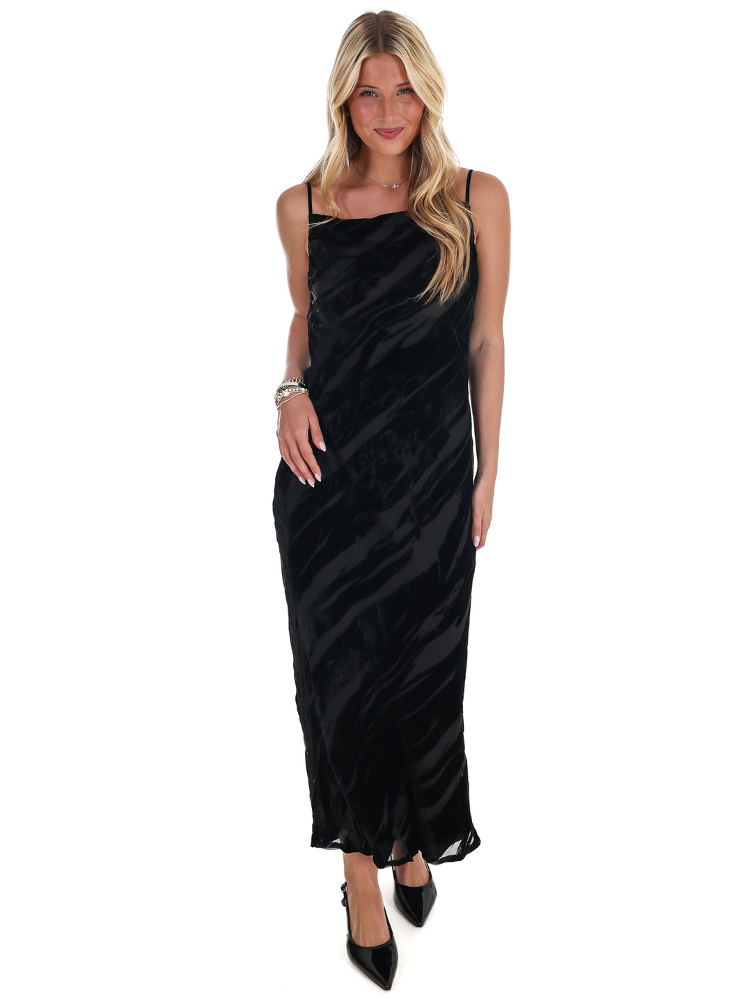 Dress to Impress Suede Textured Midi Dress