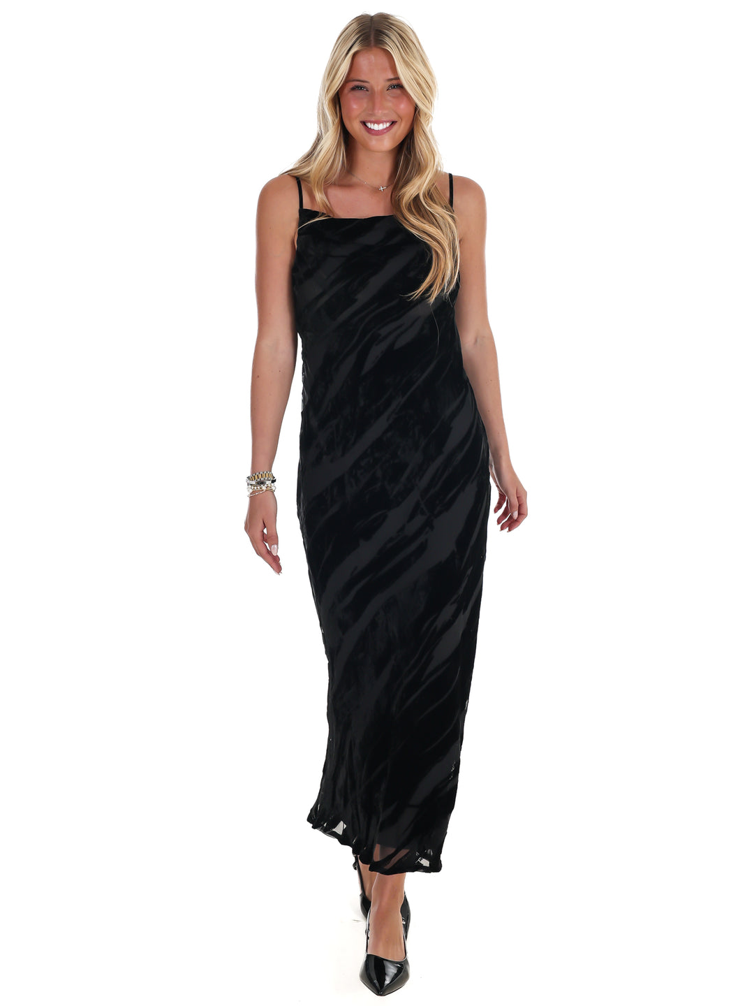 Dress to Impress Suede Textured Midi Dress