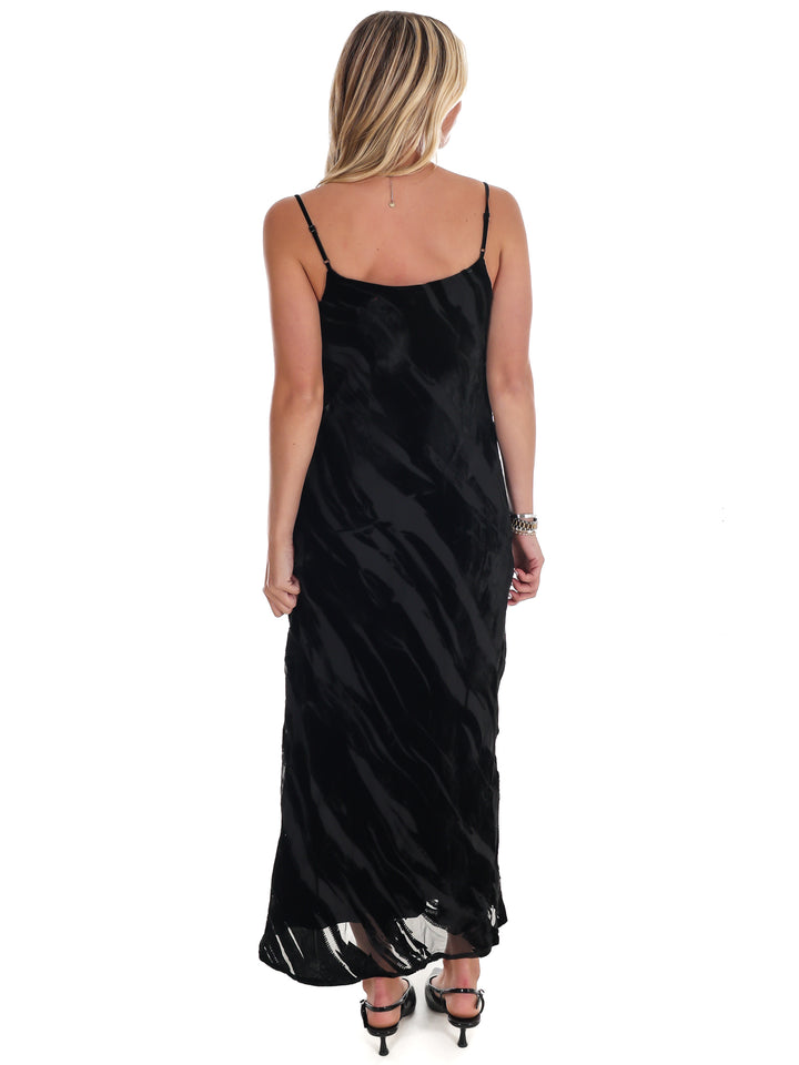 Dress to Impress Suede Textured Midi Dress