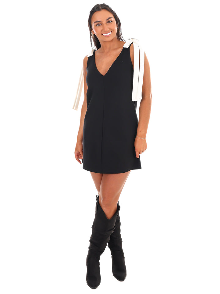 Have You Heard V-Neck Mini Dress