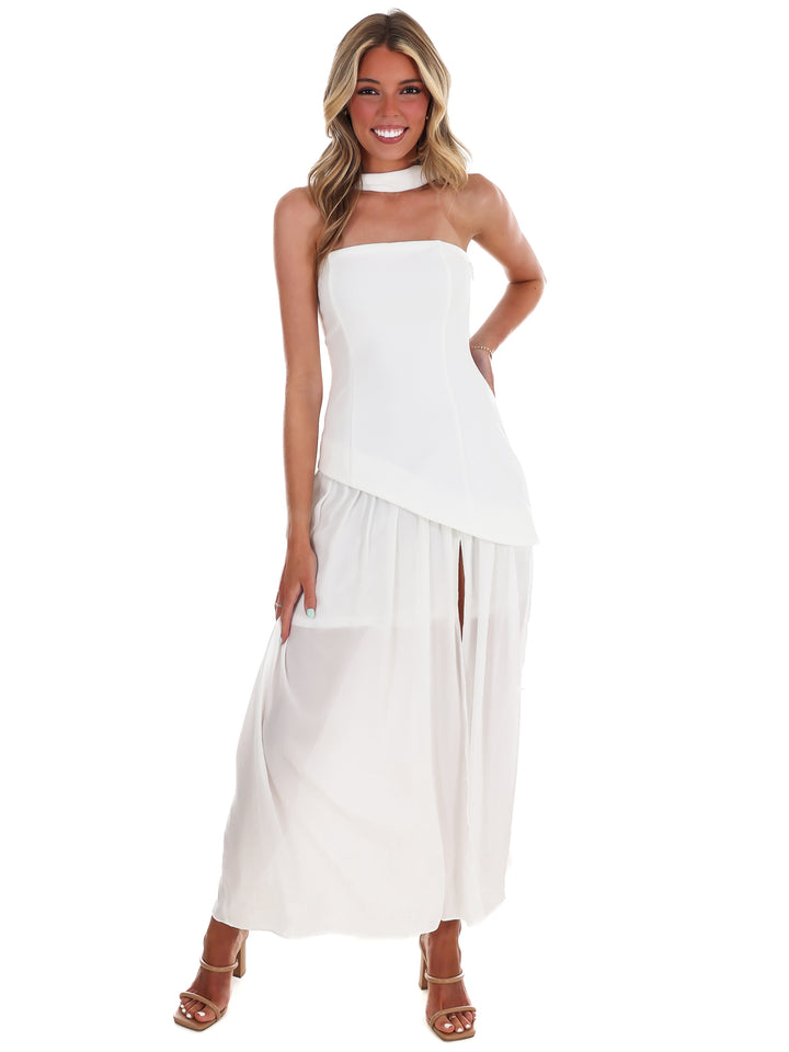 Jet Set Gathered Maxi Dress