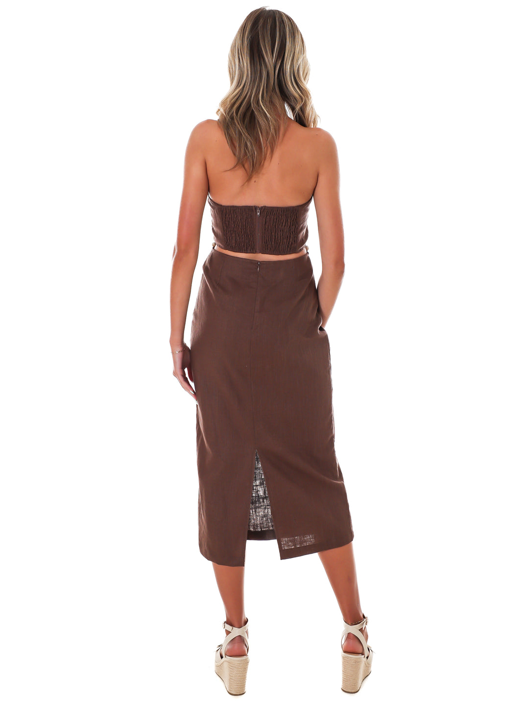 Dunegrass Beaded Midi Dress