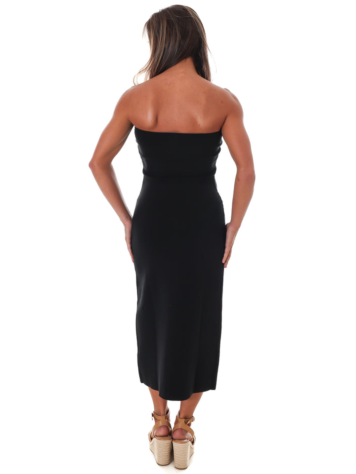 Quiet Coast Strapless Midi Dress