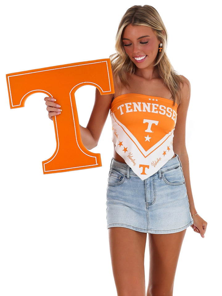 Tennessee Power T Star Bandana Top