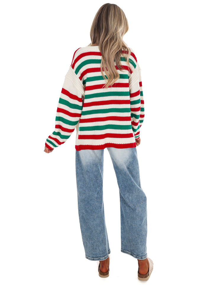 Jolly Days Candy Stripe Sweater