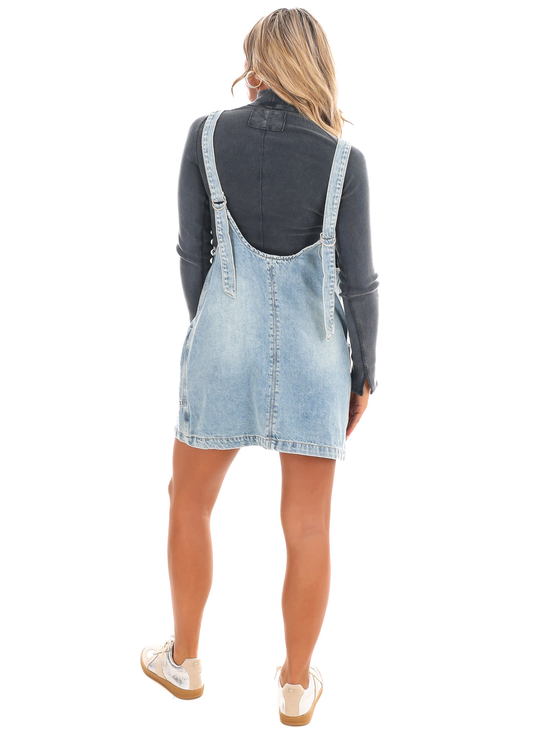 Everywhere and Back Denim Mini Dress