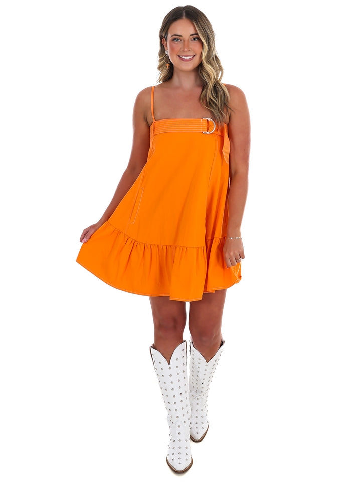 Eye on the Prize Denim Mini Dress