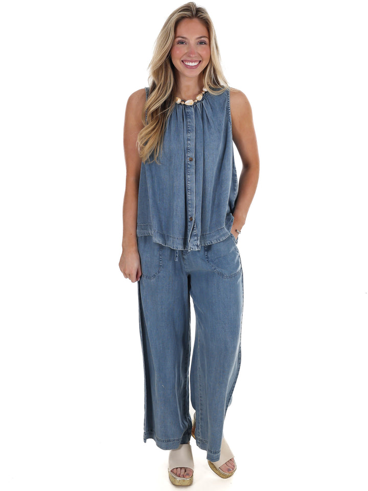 Someone Else Denim Top