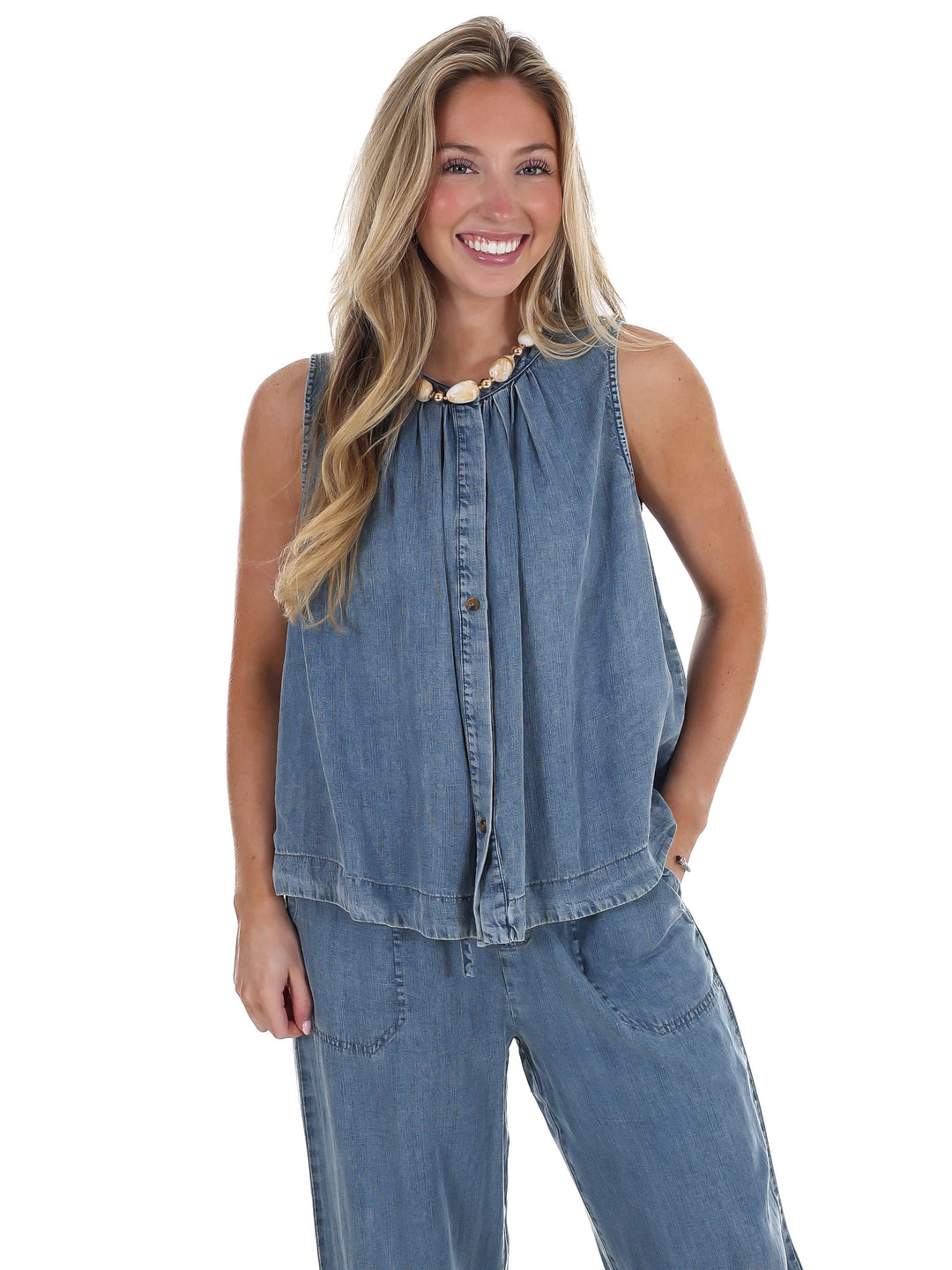 Someone Else Denim Top