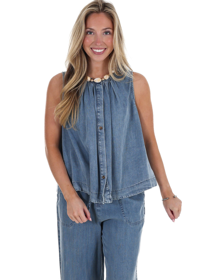 Someone Else Denim Top