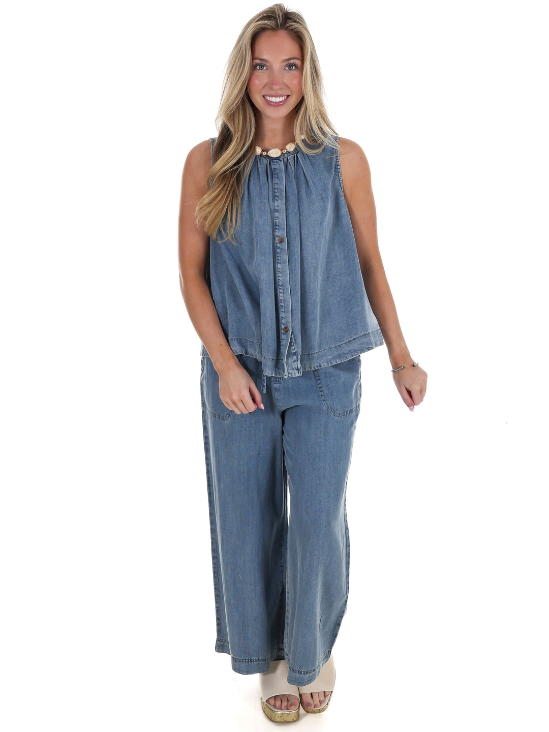 Someone Else Denim Top