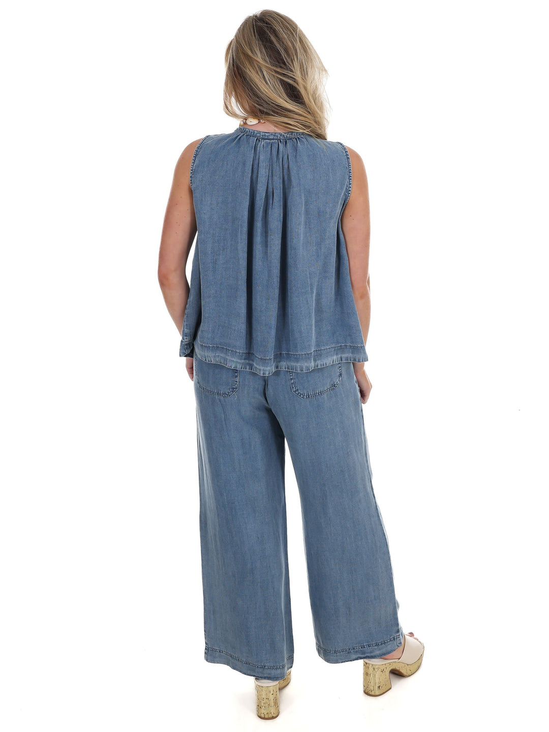 Someone Else Cropped Denim Pants